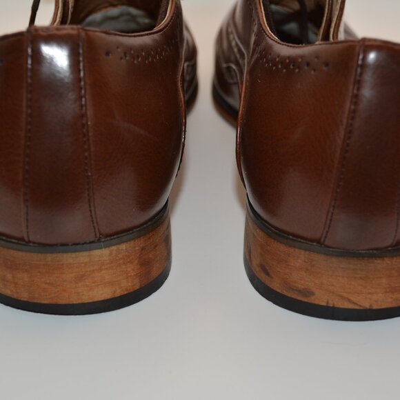 Masimo Men's Wingtip Brown Dress Shoes, Sz 11 - Picture 5 of 5